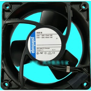 Ebmpapst 4580N 230V 110mA/100mA 18/16W 2wires Cooling Fan
